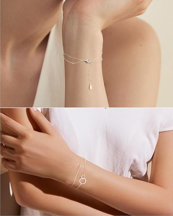 Bracelets à Maillons cœur Femmes Parfaites