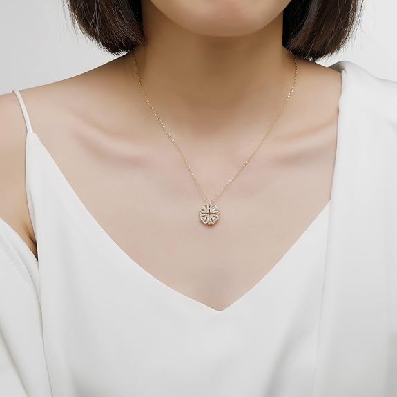 Trefle a 4 Feuille Collier Or Femmes Parfaites