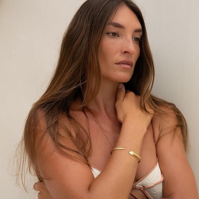 Bracelet Serpent Doré Femmes Parfaites