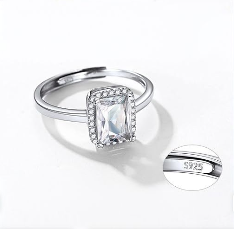 Bague tendance cristal diamant Femmes Parfaites