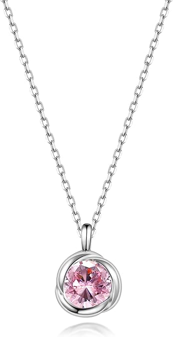 Collier Femme Morganite Rose Femmes Parfaites