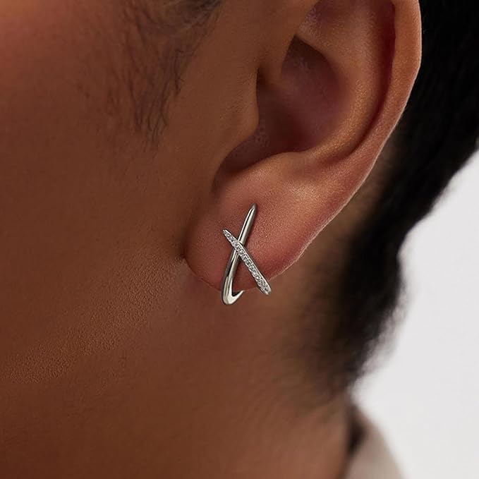 Élégance Croisée en Argent Femmes Parfaites