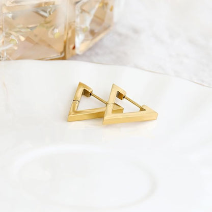 Boucles d’Oreilles V Doré Femmes Parfaites