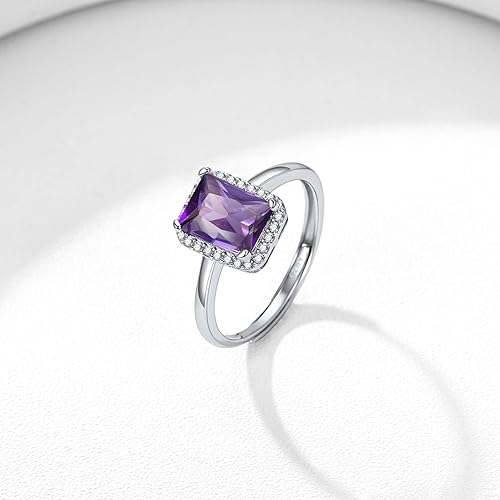 Bague tendance cristal améthyste Femmes Parfaites