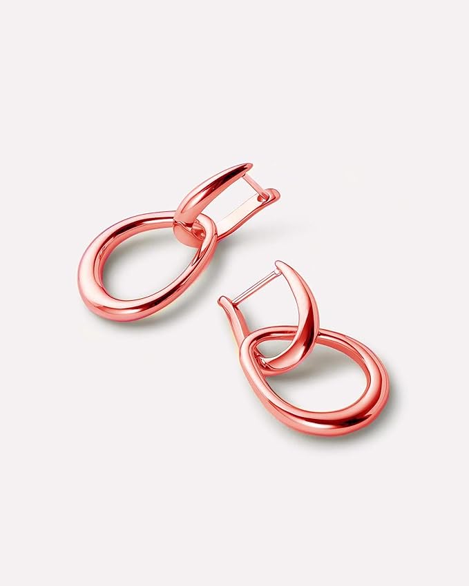 Goutte Élégante en Or Rose Femmes Parfaites