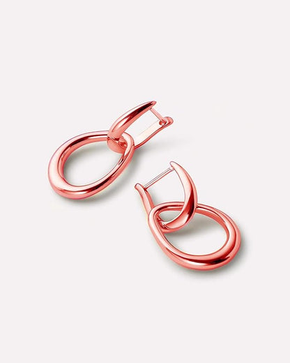 Goutte Élégante en Or Rose Femmes Parfaites