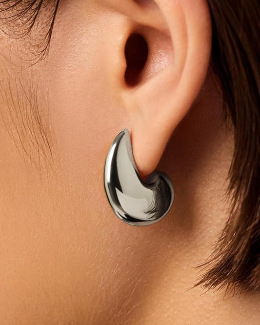 Wave Élégante Argent Femmes Parfaites