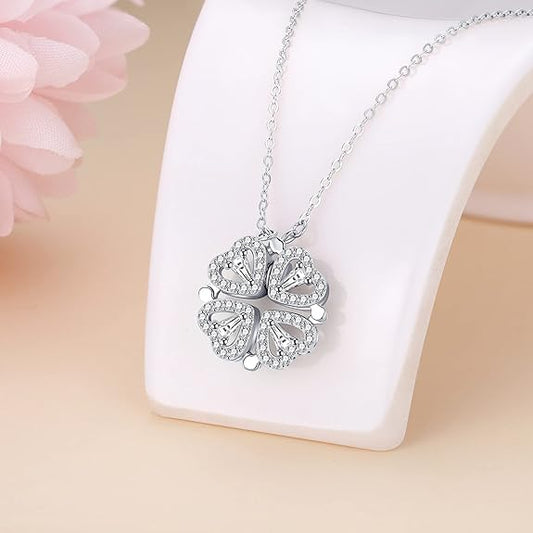 Trefle a 4 Feuille Collier Argent Femmes Parfaites