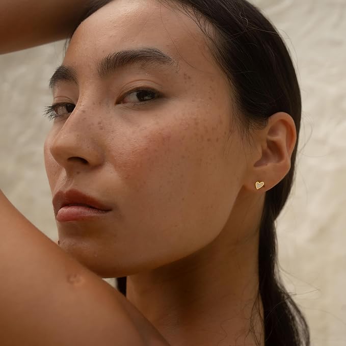 Cœur Blanc Doré Femmes Parfaites