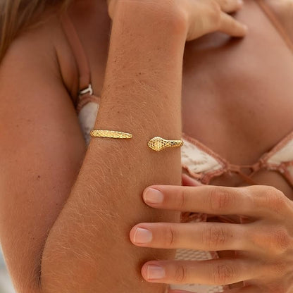 Bracelet Serpent Doré Femmes Parfaites