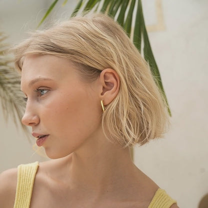 Boucles d’Oreilles V Doré